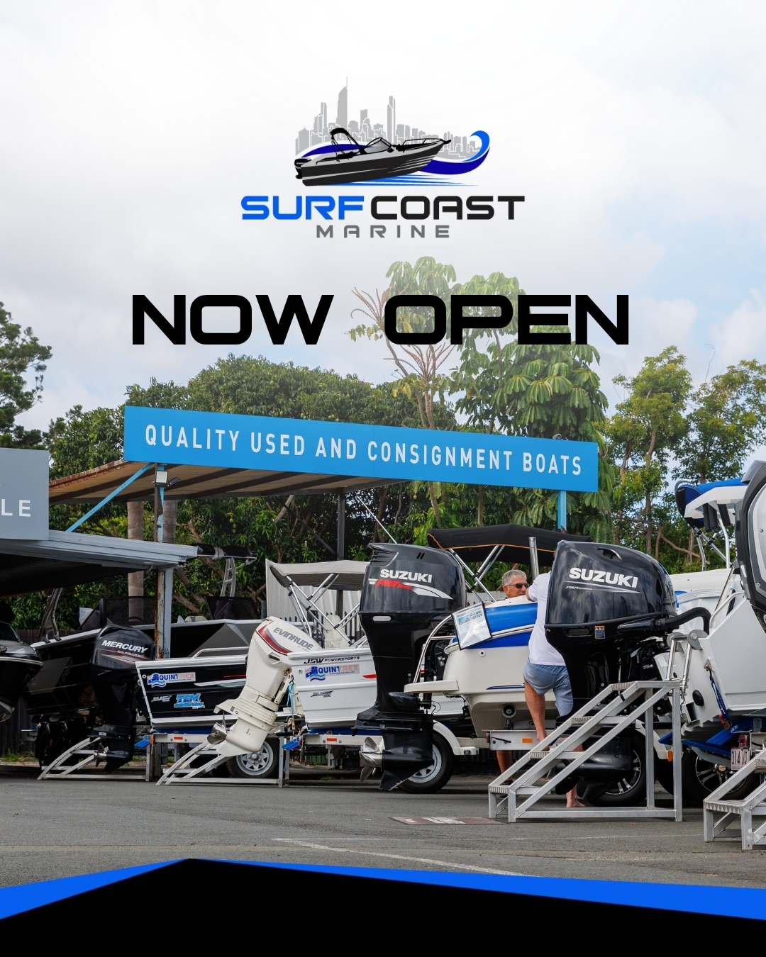 Surf Coast Marine Launches Used & Quality Consignment Boat Facility on the Gold Coast